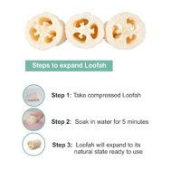 Natural Cylindrical Loofah 3